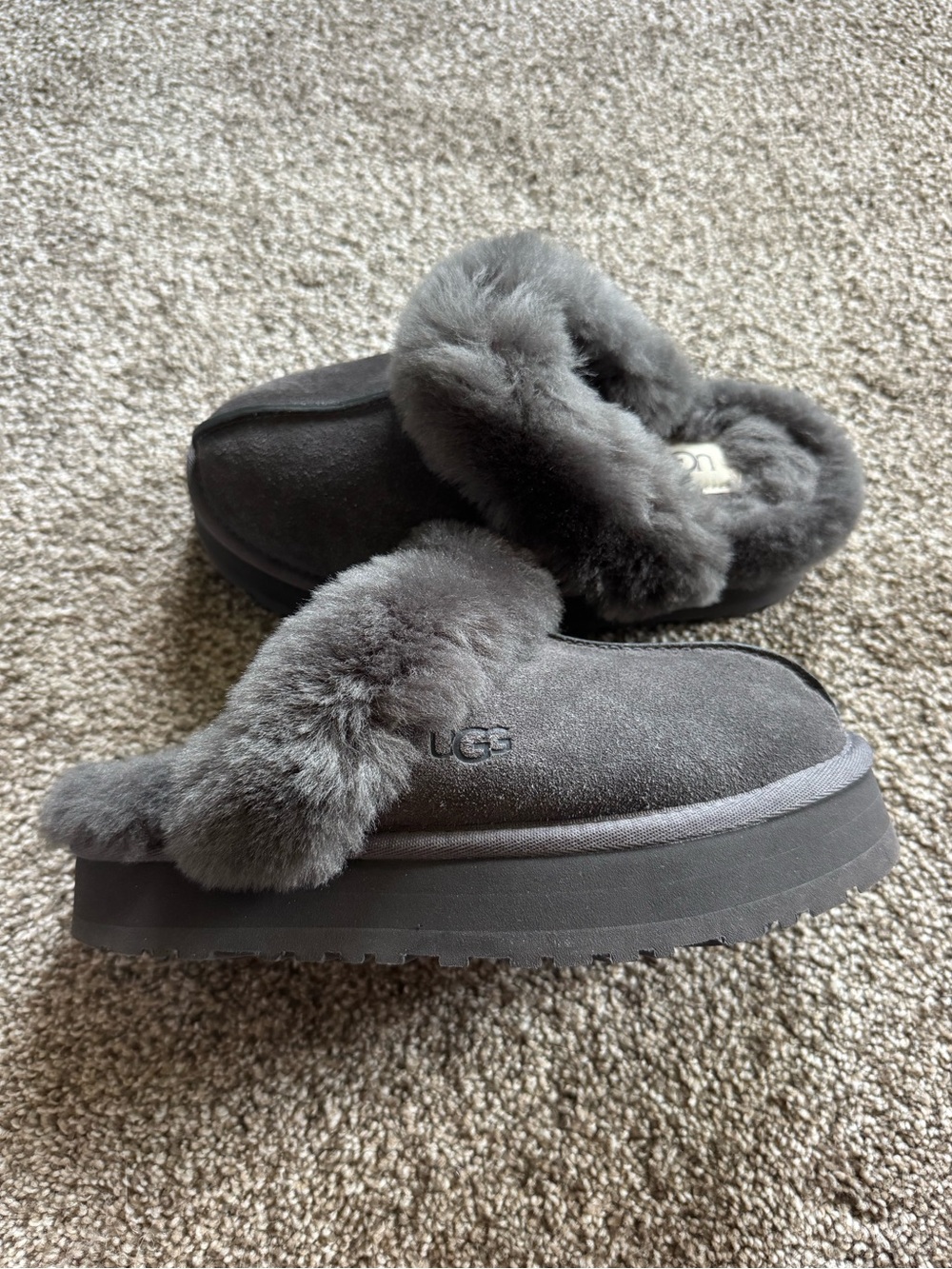 Ugg Disquette Slipper - Charcoal